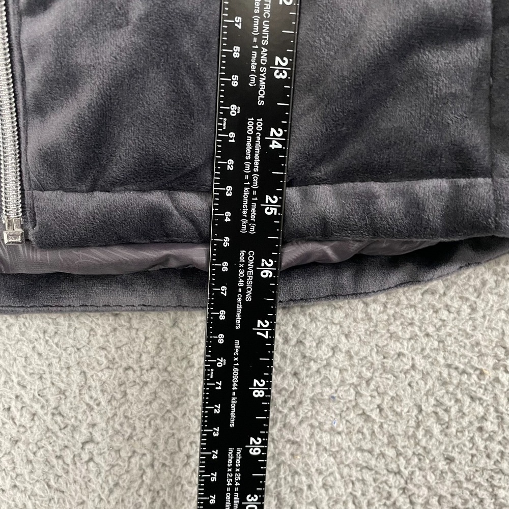 NWT Zeroxposur Puffer Vest Women L Nightfall Velour Full Zip - Picture 7 of 8